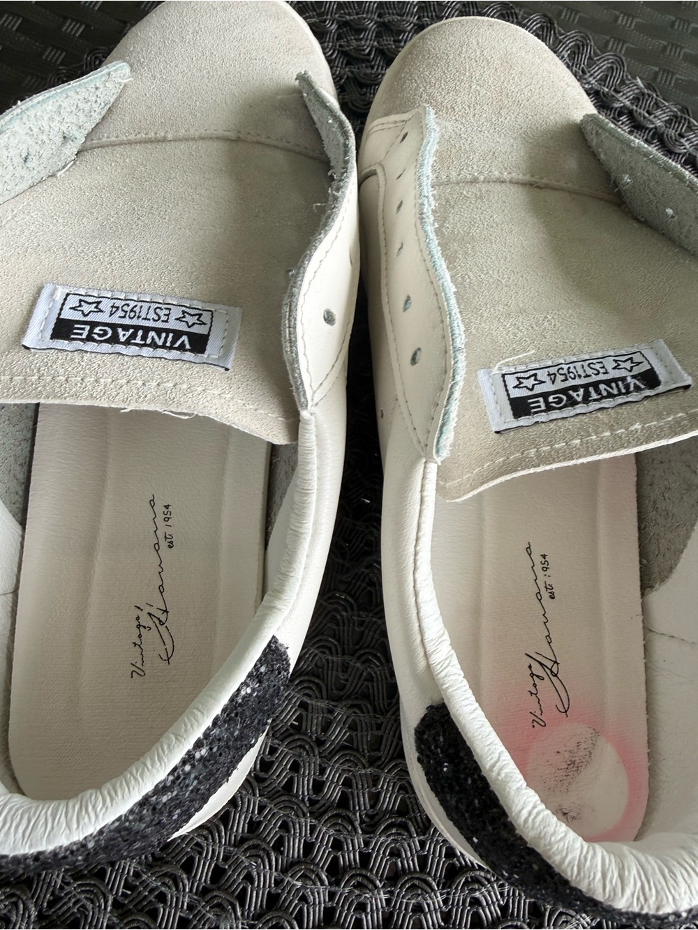 Vintage Havana Women's White Grey Cheetah SZ 8.5 - Picture 5 of 10